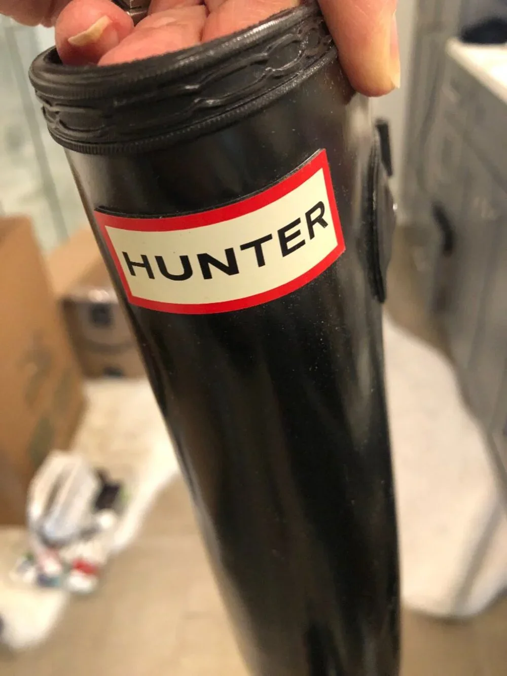 Hunter Tall Gloss Boots - Picture 6 of 9